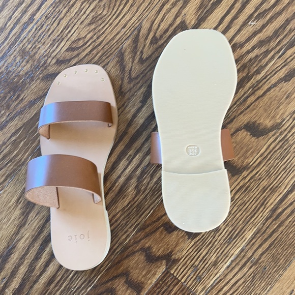 Never worn Joie leather sandals size 35.5 - Picture 3 of 6